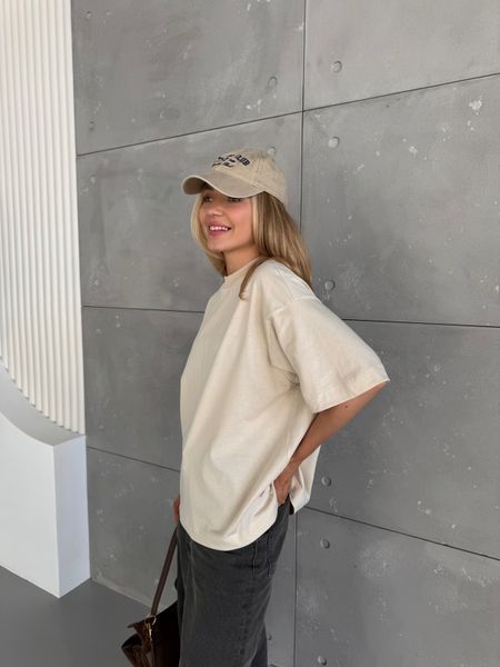 Футболка жіноча оверсайз Summer вершкове масло SUMMERVM-1 фото